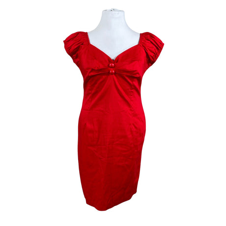 Unisex Collectif - Dress, size 42 - Red ()