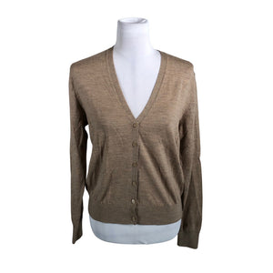 Unisex Lindex - Cardigan, size 38 - Brown (1)