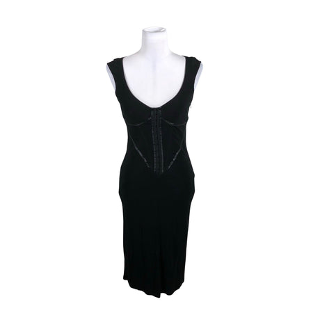 Unisex Karen Millen - Schiffon dress, size 38 - Black ()