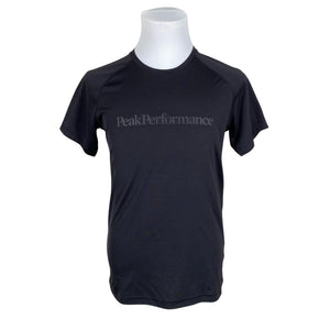 Unisex Peak Performance - Sports shirt, short sleeve, size M - Black (1)