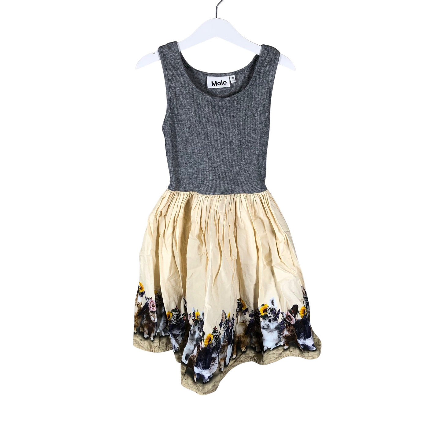 Unisex Molo Kids - Dress, size 122 - 128 - Yellow (1)