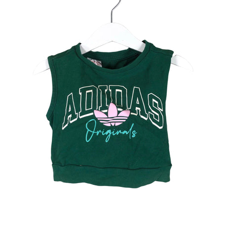 Unisex Adidas - Tricot tank top, size 122 - 128 - Green ()