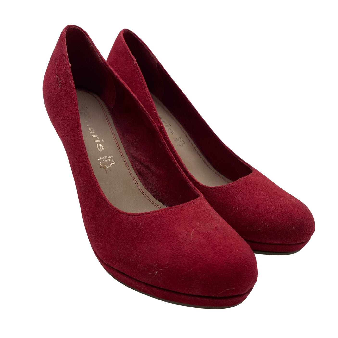 Unisex Tamaris - High heels, size 41 - Wine red (2)