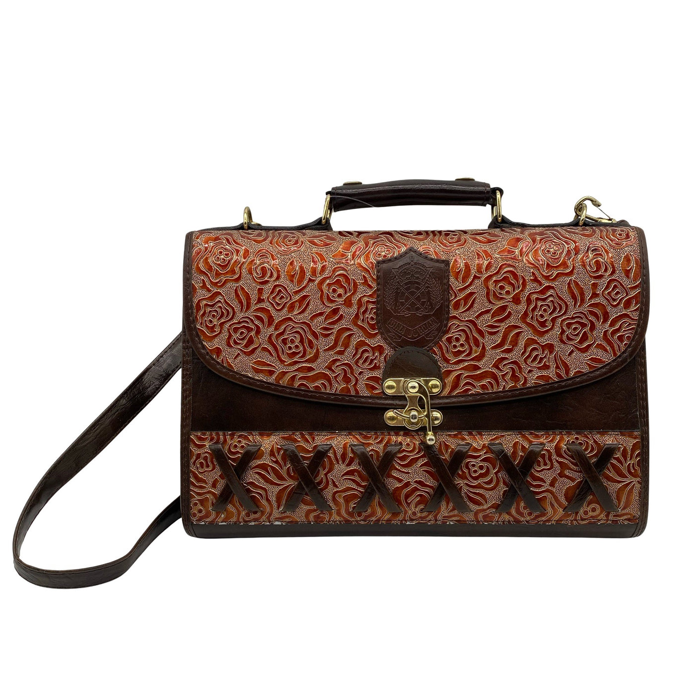 Unisex Dina Jordan - Handbag, size Midi - Brown (1)