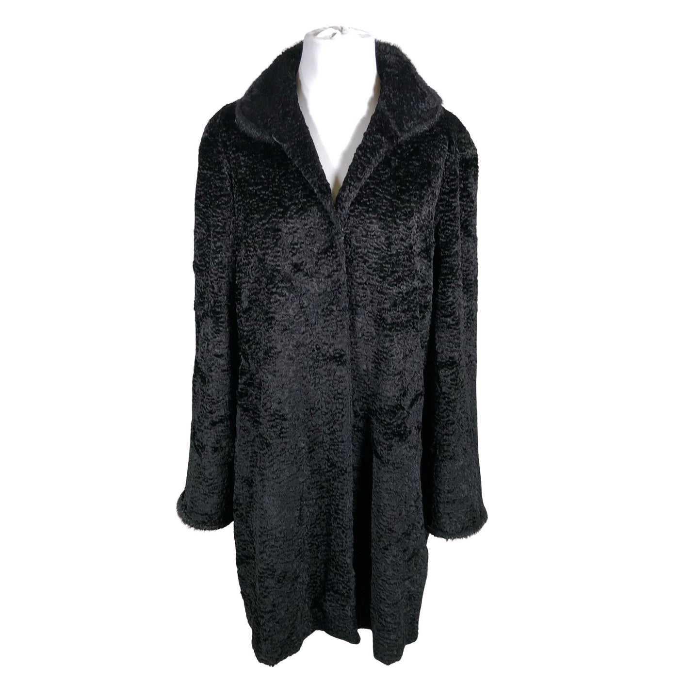 Unisex Alexandra - Faux fur coat, size 44 - Black (1)