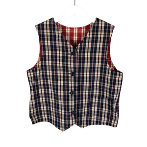 Unisex Handmade - Vest, size 152 - 158 - Blue (1)