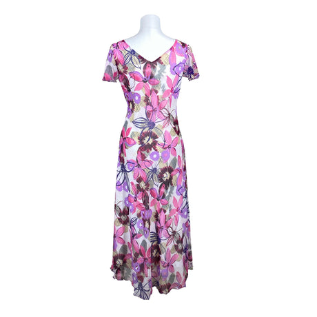 Unisex Allison - Schiffon dress, size 38 - White (2)