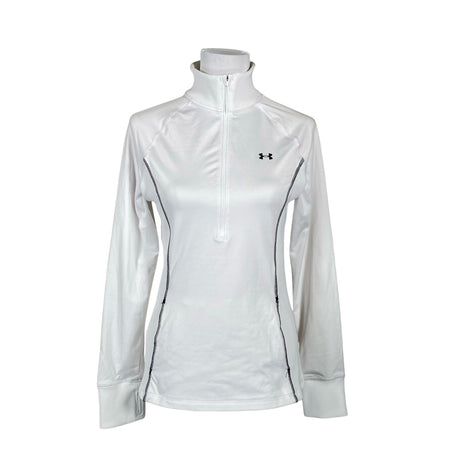 Unisex Under Armour - Sports shirt, long sleeve, size 36 - White ()