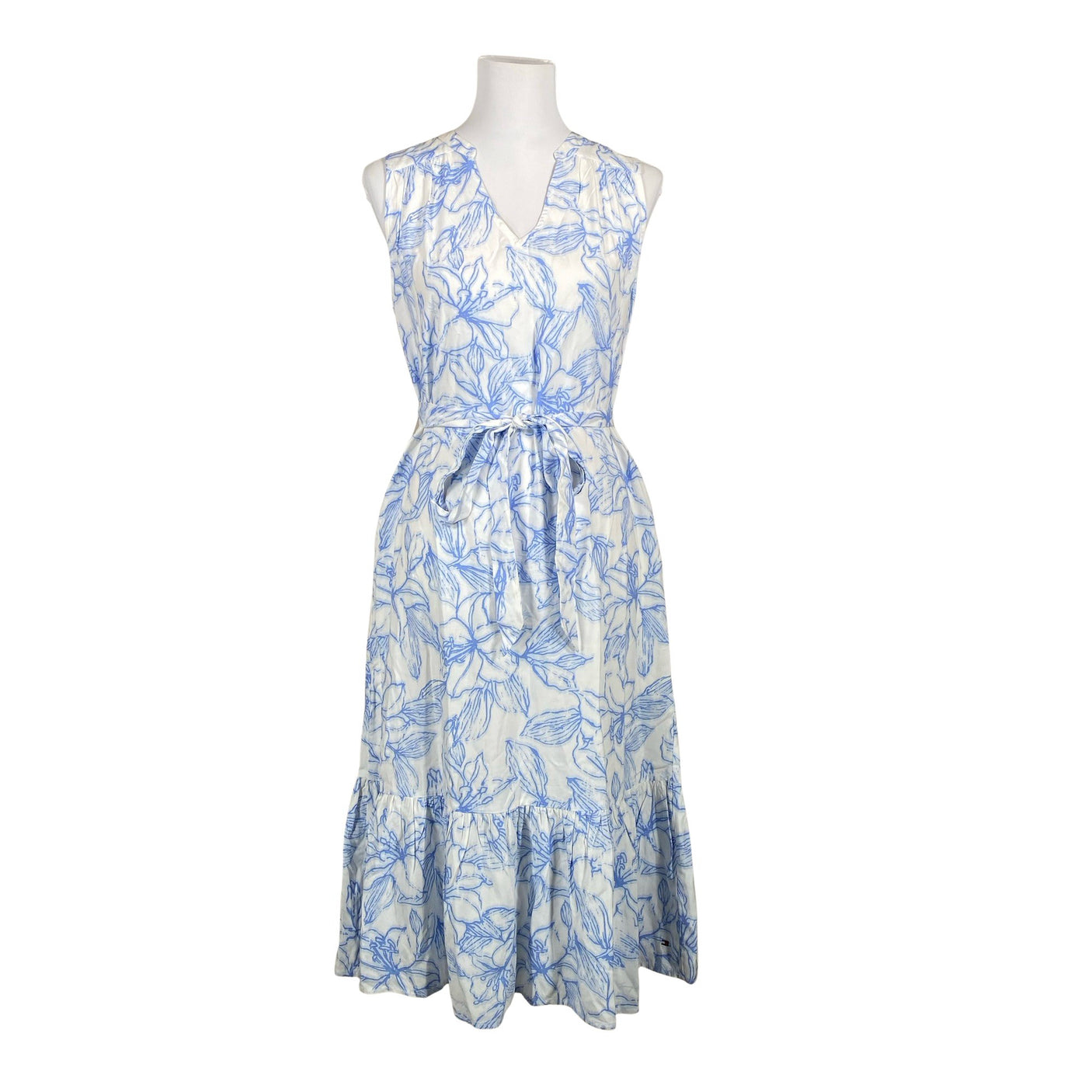 Unisex Tommy Hilfiger - Schiffon dress, size 36 - White (1)