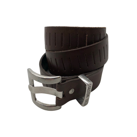 Unisex Petrol Industries - Leather belt, size No size - Brown ()