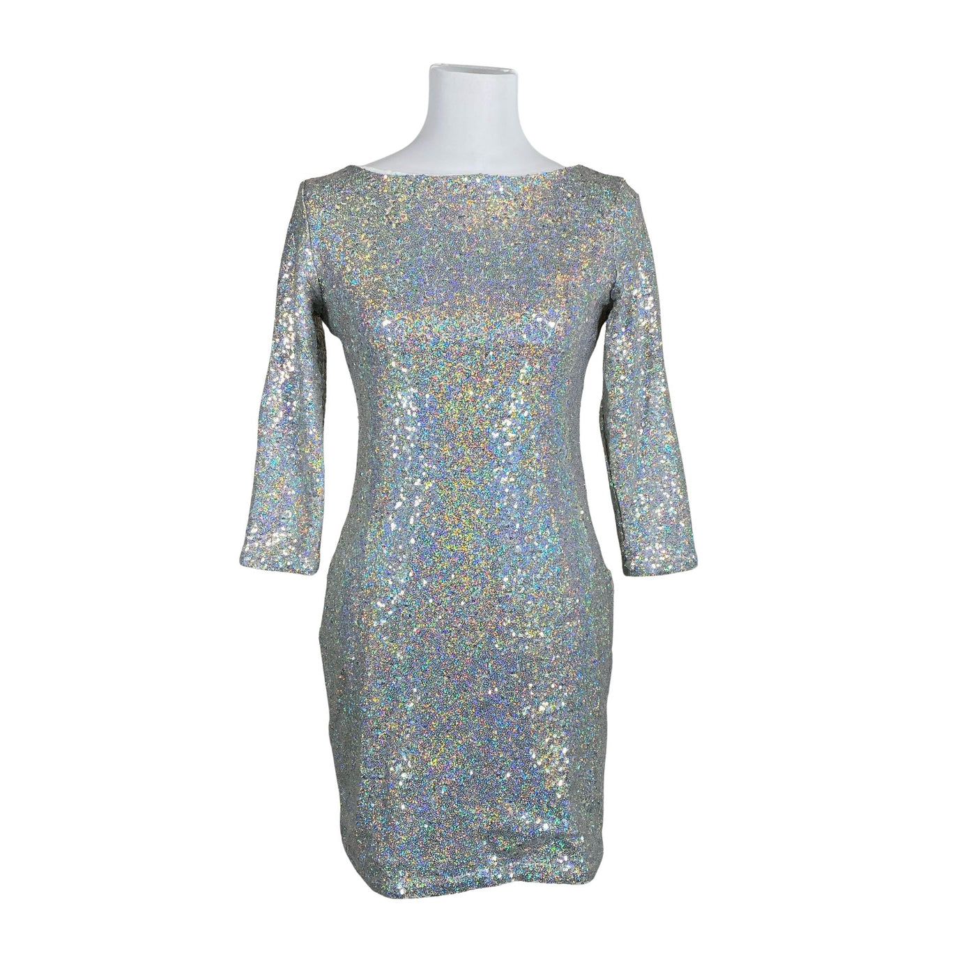Unisex Glamorous - Party dress, size 36 - Silver (1)