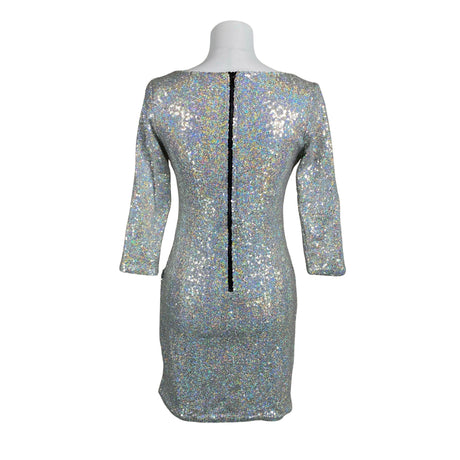Unisex Glamorous - Party dress, size 36 - Silver (2)
