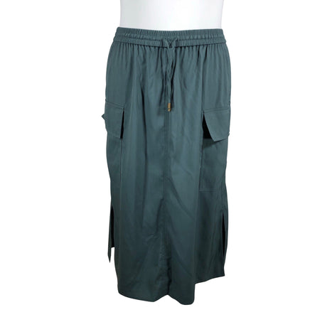 Unisex Marks&Spencer - Fabric skirt, size 42 - Green ()