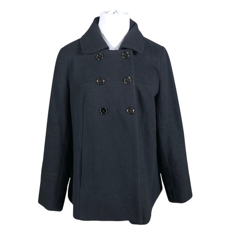 Unisex Aventura - Wool coat, size 44 - Black ()