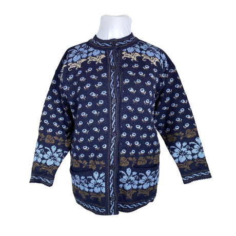 Unisex Handmade - Cardigan, size 44 - Blue ()