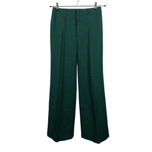 Unisex Trevira - Straight leg trousers, size 36 - Green (1)
