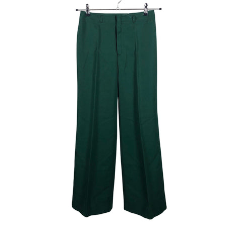 Unisex Trevira - Straight leg trousers, size 36 - Green ()