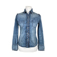 Unisex Lexington - Denim shirt, size 34 - Blue ()