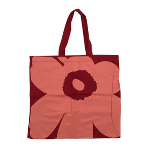 Unisex Marimekko - Shopping bag, size Maxi - Wine red (1)