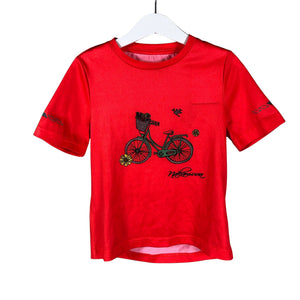 Unisex Nakamura - Sports shirt, short sleeve, size 110 - 116 - Orange (1)