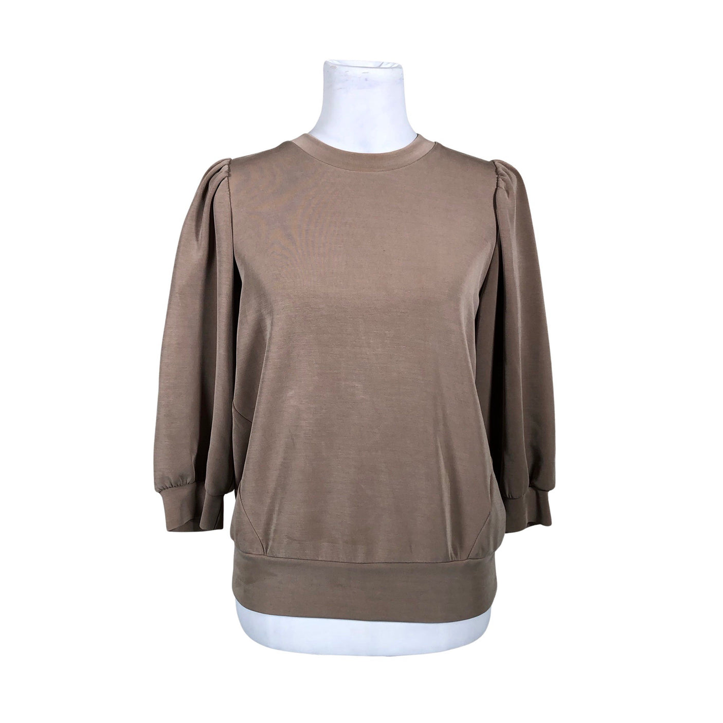 Unisex Selected - Tricot shirt, size 38 - Brown (1)