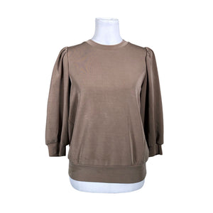 Unisex Selected - Tricot shirt, size 38 - Brown (1)