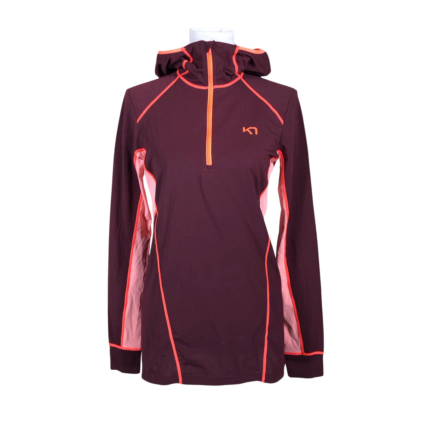 Unisex Kari Traa - Sports shirt, long sleeve, size 40 - Wine red (1)