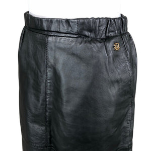 Unisex Claire.dk - Leather skirt, size 36 - Black (3)