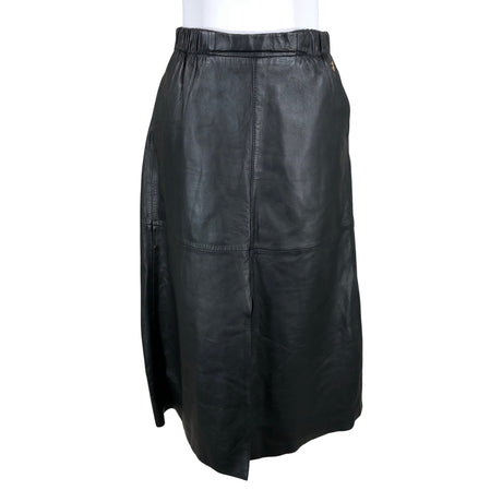 Unisex Claire.dk - Leather skirt, size 36 - Black ()