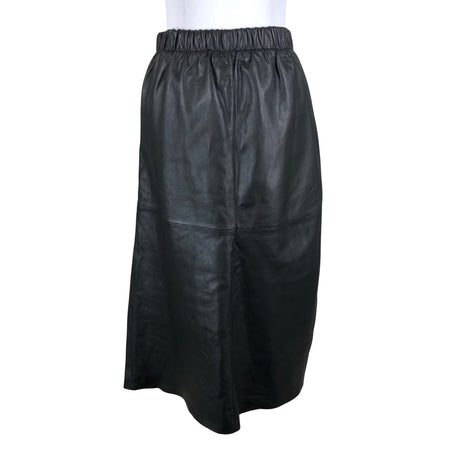 Unisex Claire.dk - Leather skirt, size 36 - Black (2)