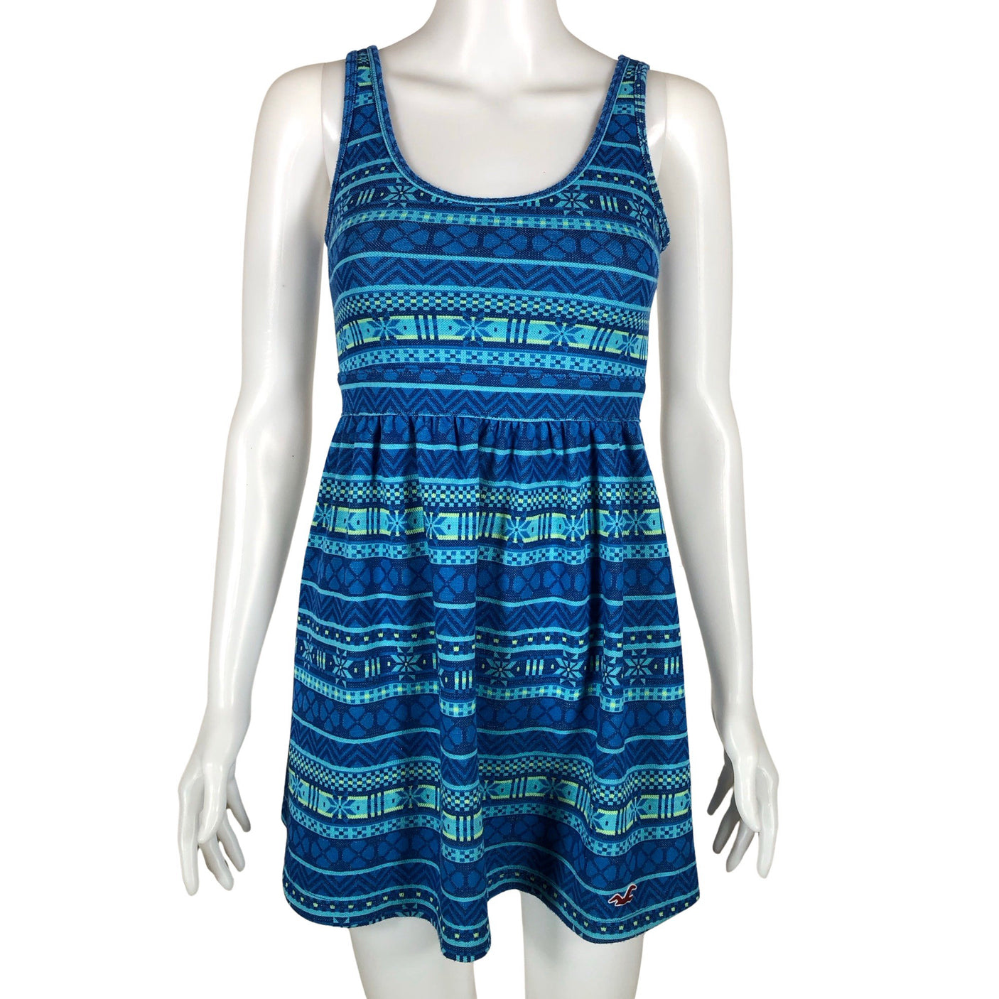 Unisex Hollister - Tricot dress, size 34 - Blue (1)