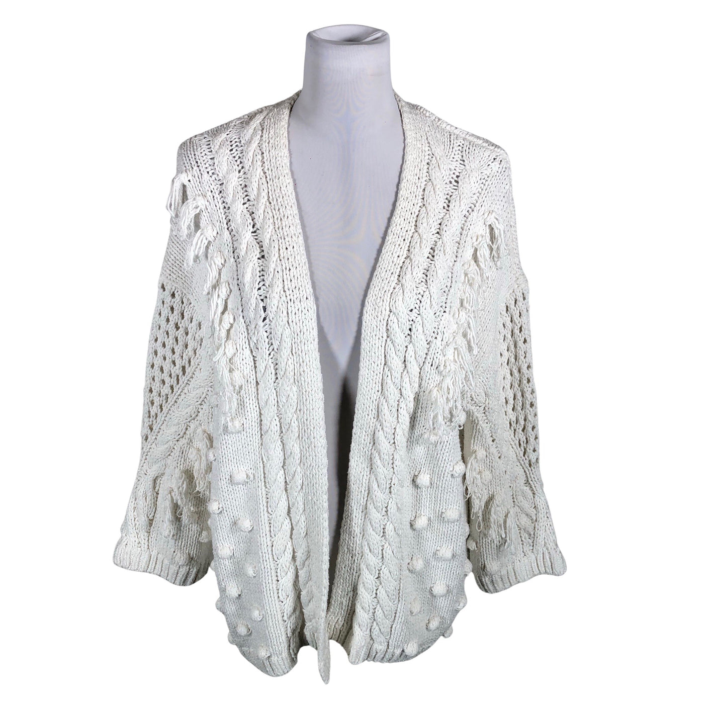 Unisex Lindex - Cardigan, size 36 - White (1)