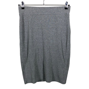 Unisex Lindex - Tricot skirt, size 38 - Gray (1)