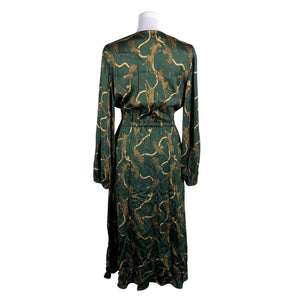 Unisex Uhana Design - Schiffon dress, size 38 - Green (2)
