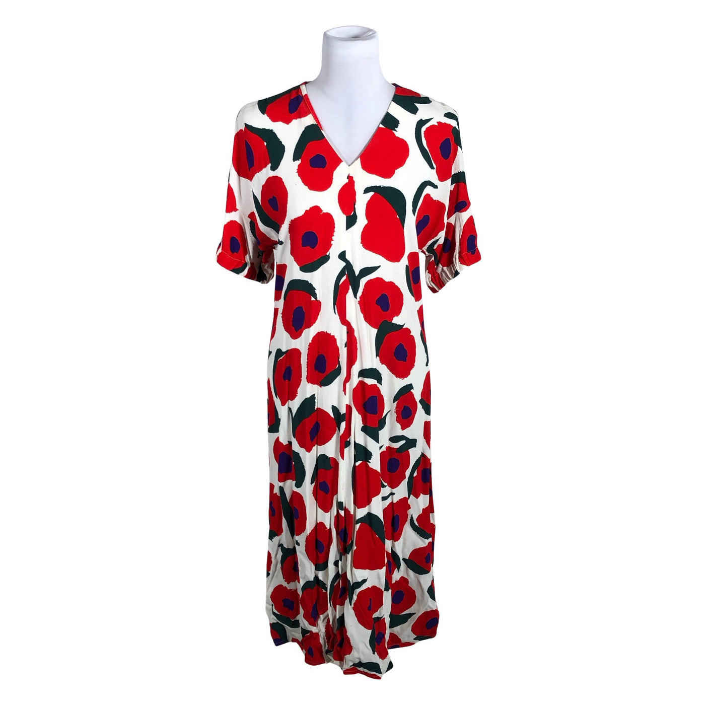 Unisex Marimekko - Schiffon dress, size 36 - Red (1)