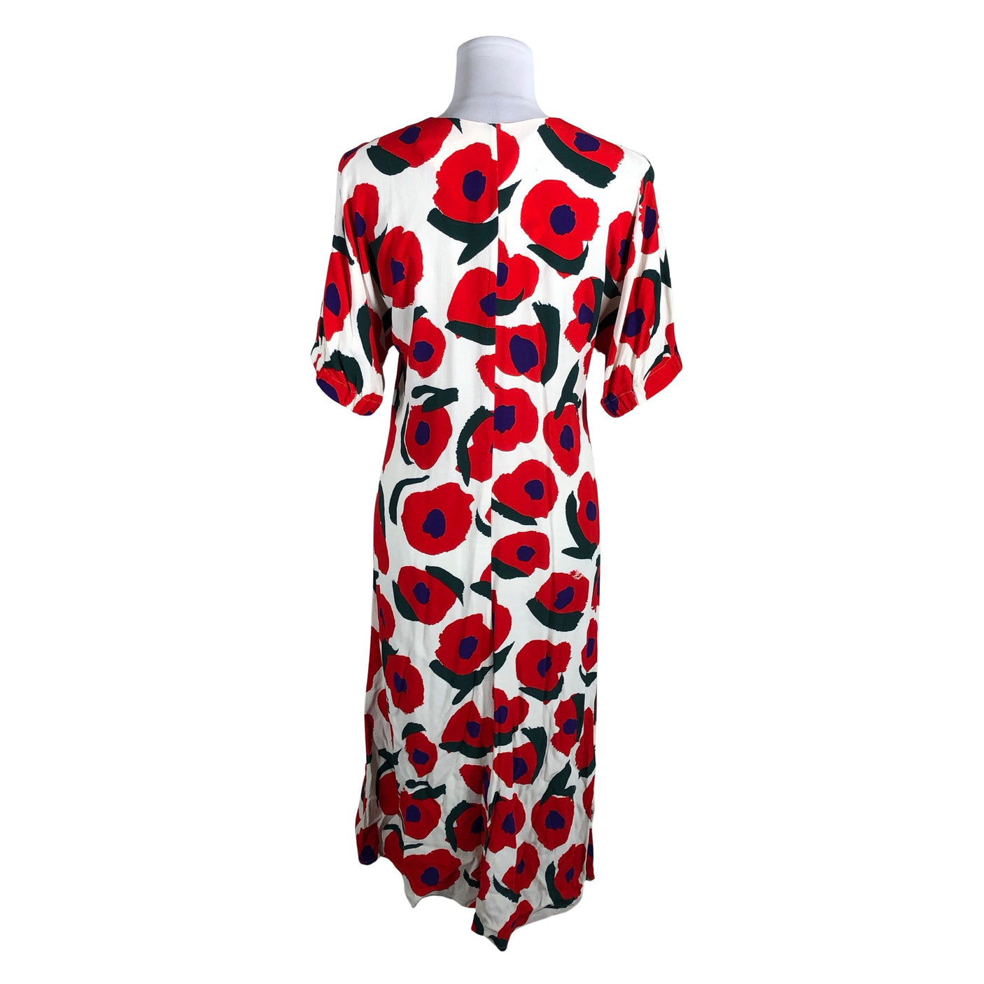 Unisex Marimekko - Schiffon dress, size 36 - Red (2)