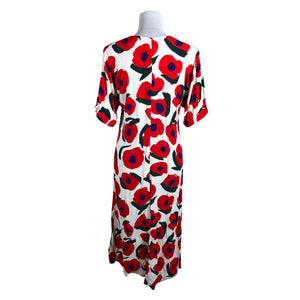 Unisex Marimekko - Schiffon dress, size 36 - Red (2)