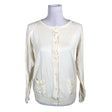 Unisex Whyred - Cardigan, size 38 - Natural white ()