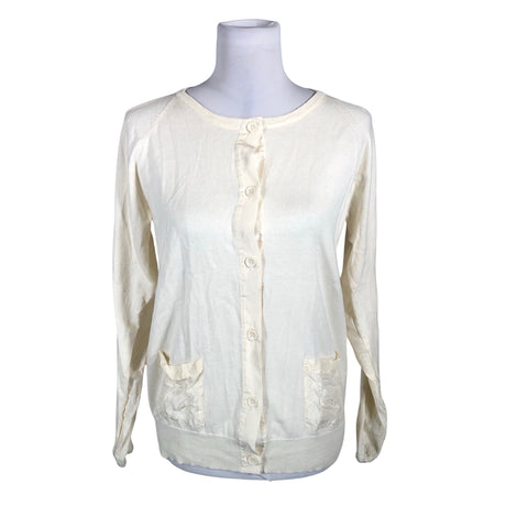 Unisex Whyred - Cardigan, size 38 - Natural white ()