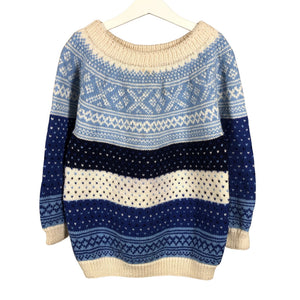 Unisex Handmade - Sweater, size 128 - 134 - Blue (1)