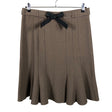 Unisex Mosaic - Fabric skirt, size 42 - Brown ()