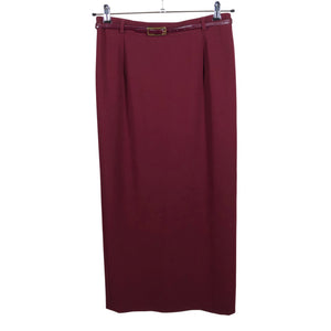 Unisex Gerry Weber - Pencil skirt, size 36 - Wine red (1)