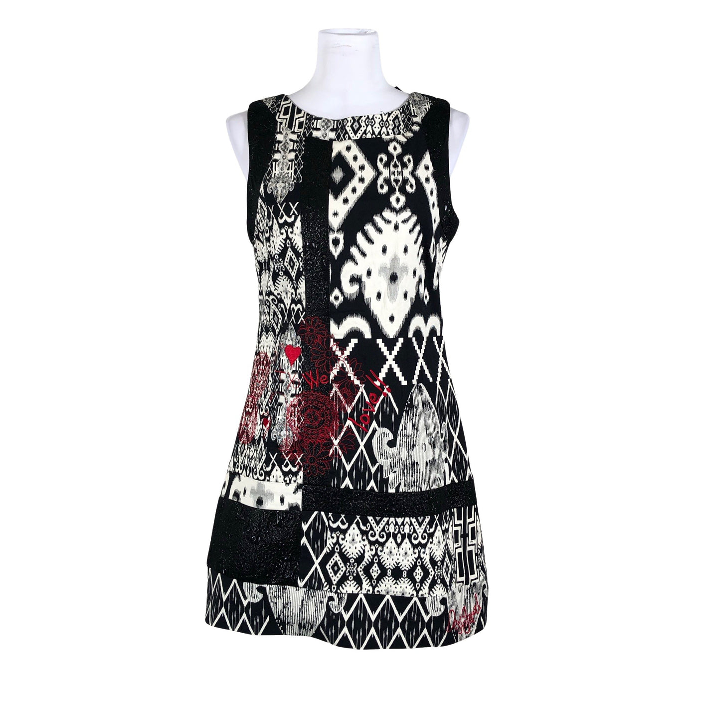 Unisex Desigual - Sheath dress, size 40 - Black (1)