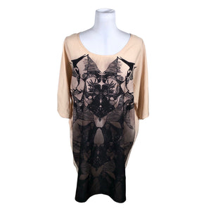 Unisex Ichi - Schiffon tunic, size 38 - Light pink (1)