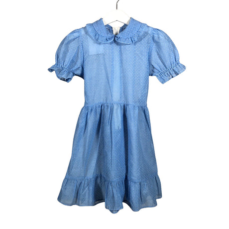 Unisex Finnels - Schiffon dress, size 116 - 122 - Light blue ()
