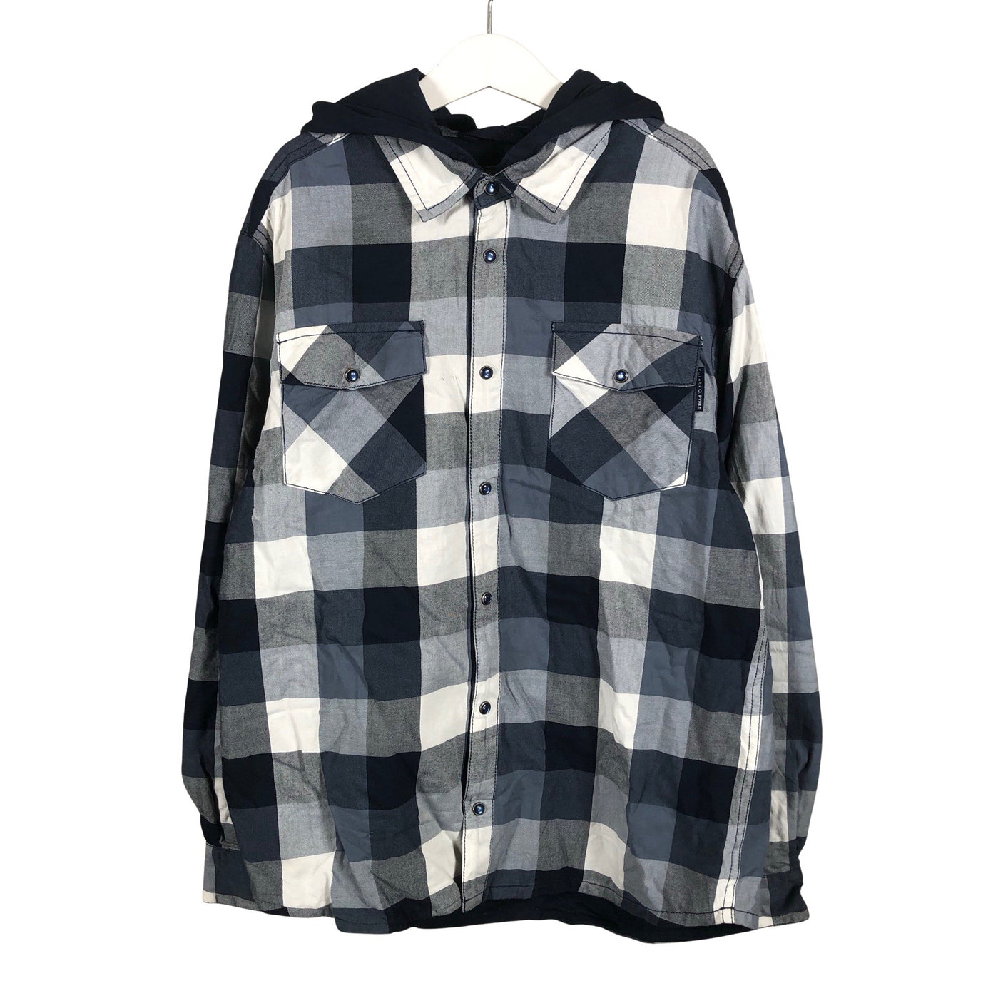 Unisex Polarn O. Pyret - Collared shirt, size 146 - 152 - Blue (1)