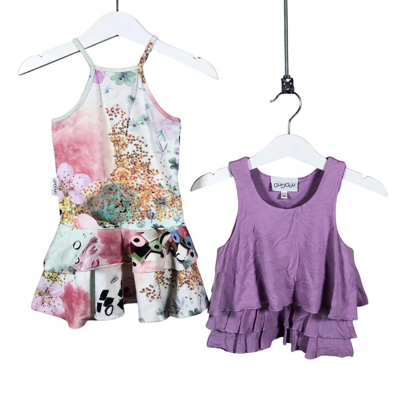 Unisex Gugguu - Tricot dress, size 80 - 86 - Light pink (1)