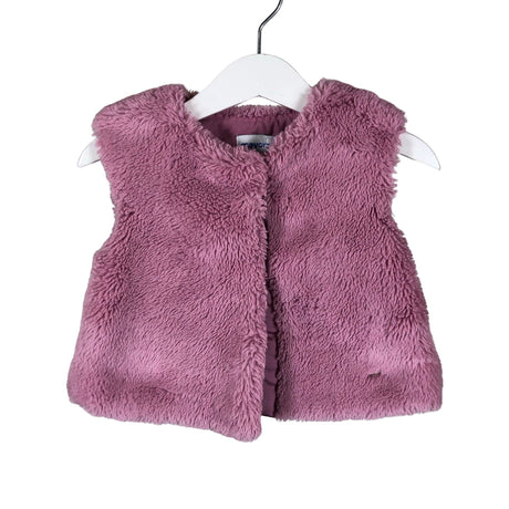Unisex Mayoral - Faux fur vest, size 74 - 80 - Light pink ()