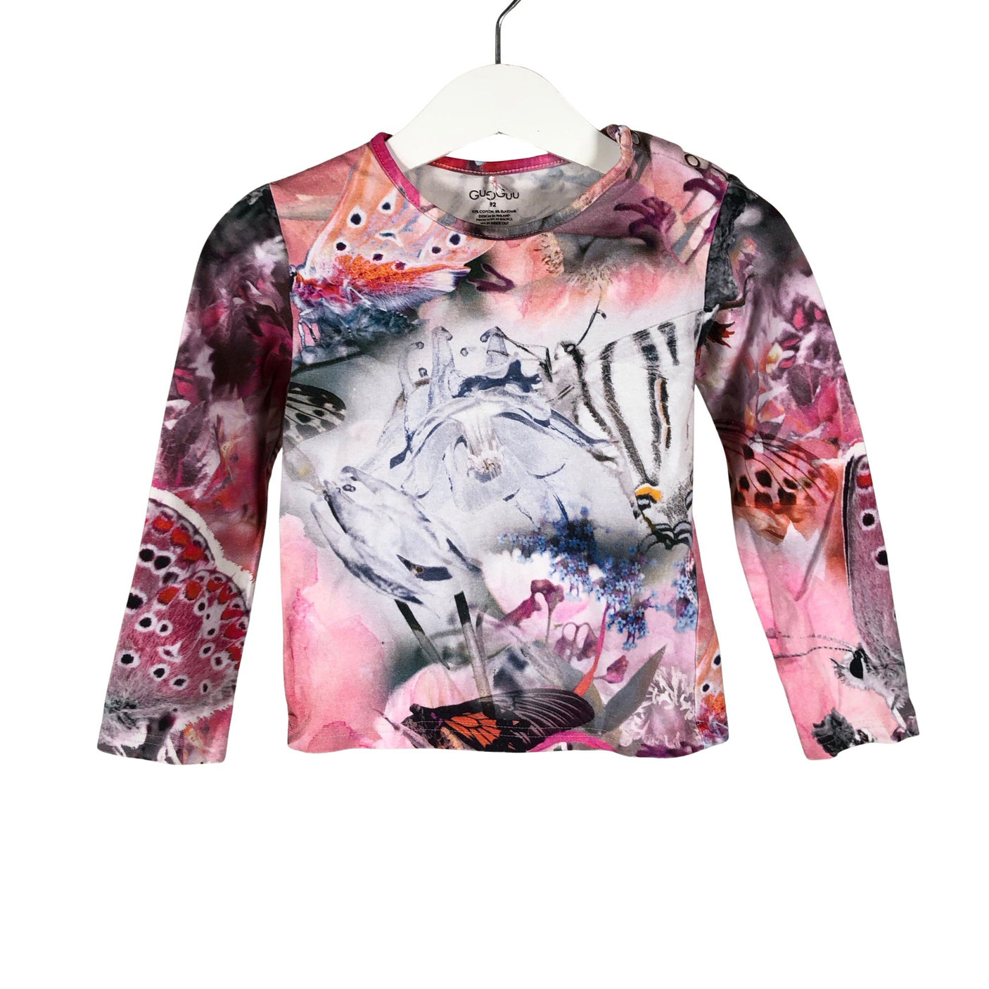 Unisex Gugguu - Tricot shirt, size 86 - 92 - Light pink (1)
