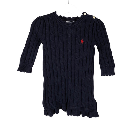Unisex Polo Ralph Lauren - Knit dress, size 80 - 86 - Blue ()